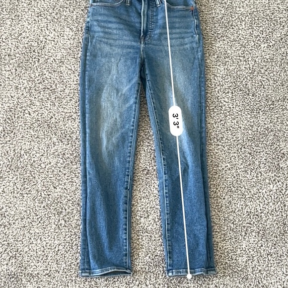Madewell The Perfect Vintage Jean - Straight Leg - Medium Blue Wash - Size 26 - Picture 14 of 14